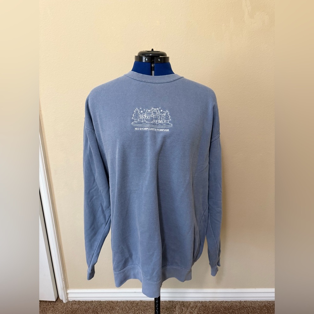 Comfort Colors Sweatshirt w/ Embroidery